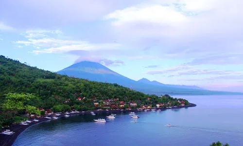 Objek wisata Sunset Point Amed